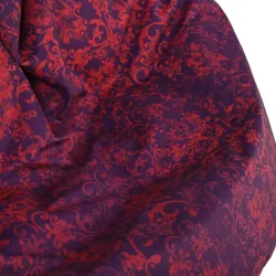 Pouf Poire L pour enfants - Tissu Imprimé Premium – vue 180