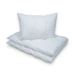 Ensemble Medical – Couette 100x135 cm + Oreiller 40x60 cm, Microfibre, Hypoallergénique