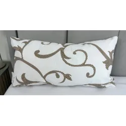 Oreiller 40x23 cm Marron Ornement