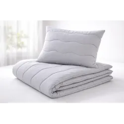 Ensemble Couette + Oreiller Medical Grey 140×200 / 70×90