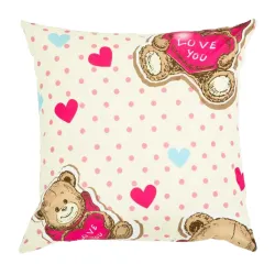 Coussin décoratif Ours 45x45 cm