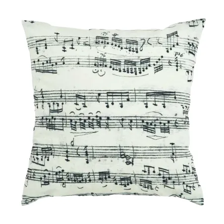 Coussin décoratif Music 45x45 cm au design coloré, idéal pour votre salon