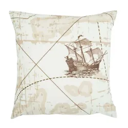 Coussin décoratif Columbia 45x45 cm au design tendance, parfait pour le salon