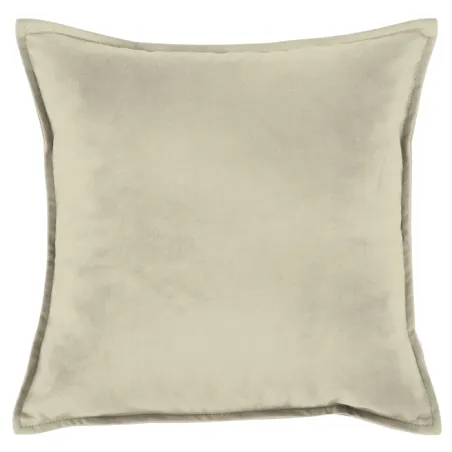 Coussin décoratif Plyš 45x45 cm en couleur perle, idéal pour le salon