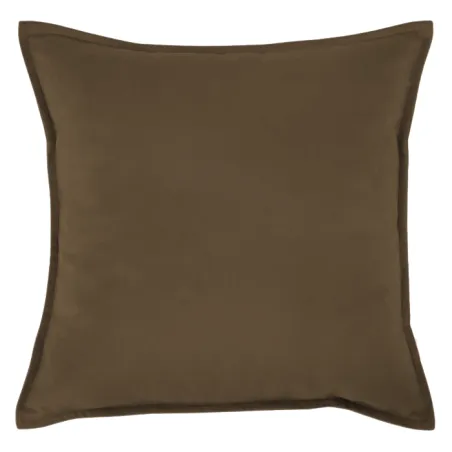 Coussin décoratif Plyš 45x45 cm en tissu doux marron