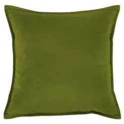 Coussin décoratif Plyš 45x45 cm en tissu doux vert
