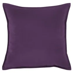 Coussin décoratif Plyš 45x45 cm en tissu doux violet