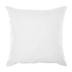 Coussin décoratif blanc 45x45 cm pour l'extérieur, idéal pour le patio