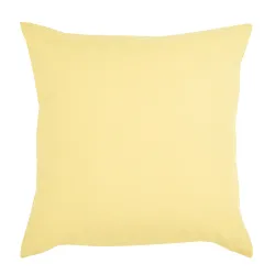 Coussin décoratif Outdoor 45x45 cm en crème, parfait pour l'extérieur