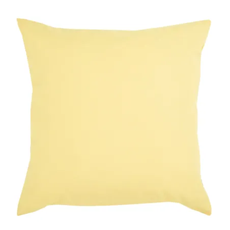 Coussin décoratif Outdoor 45x45 cm en crème, parfait pour l'extérieur