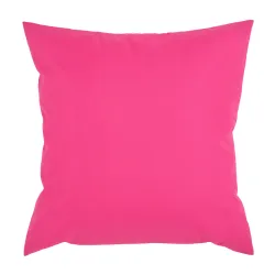 Coussin décoratif rose 45x45 cm pour l'extérieur, idéal pour le jardin