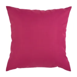 Coussin décoratif fuchsia 45x45 cm pour l'extérieur, accessoire chic