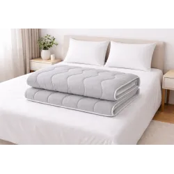 Couette Toutes Saisons Medical Grise en Microfibres 140×200 cm