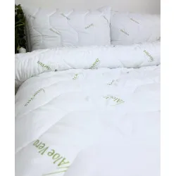 Couette Française 200x220 cm + 2x Oreiller 70x90 cm Aloe Vera Green