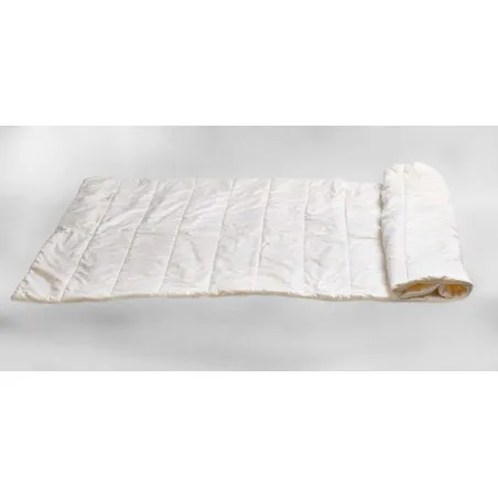 Couette en laine d'agneau 140x200 cm – naturelle, 4 saisons, luxe