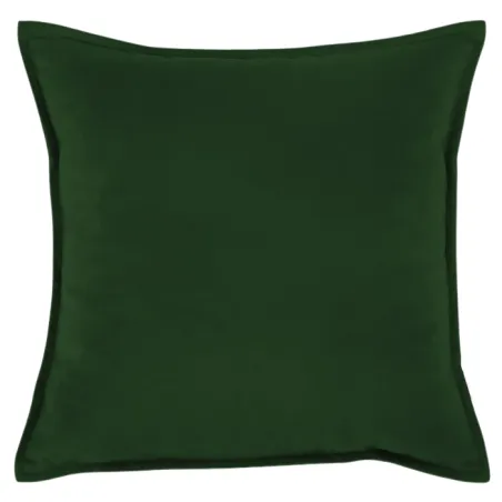 Coussin décoratif en peluche 45x45 cm - Vert foncé, tissu doux