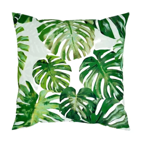 Coussin décoratif Jungle 60x60 cm avec motif tropical, parfait pour le salon