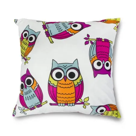 Coussin décoratif Hibou 60x60 cm, parfait pour la décoration du salon