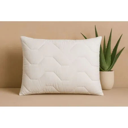 Oreiller pour enfant en Aloe Vera, hypoallergénique, 45x65 cm, doux et lavable
