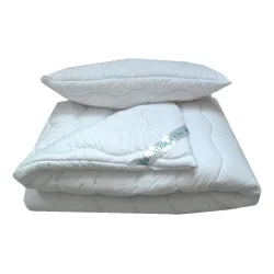 Ensemble Couette et Oreiller avec Aloe Vera – Hypoallergénique, Toutes Saisons, 140x220/70x90 cm