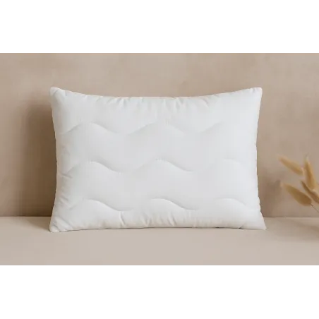 Oreiller MEDICAL en microfibre et fibres creuses, lavable à 60°C