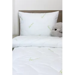 Ensemble Lit Bébé Aloe Vera Green 100x135/40x60 cm Toutes Saisons