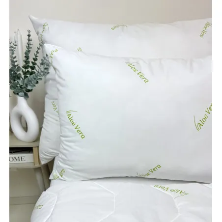 Oreiller Aloe Vera Green 70x90 cm, antibactérien, oreiller deluxe de luxe