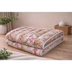 Couette Toutes Saisons Flowers Microfibre 140x200 cm