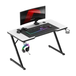 Bureau Gaming Hero 2.5 Blanc 120 cm
