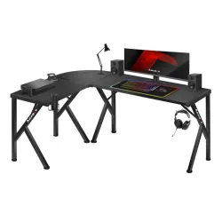 Bureau Gaming Angle Hero 6.3 Noir 154 cm