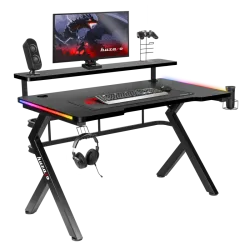 Bureau Gaming Hero 5.0 RGB Noir 120 cm