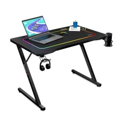 Bureau gaming Hero 1.8 Noir 100 cm