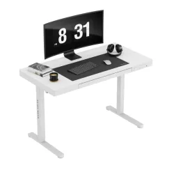 Leader 8.2 Blanc Bureau Électrique 120 cm
