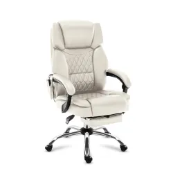 Fauteuil de bureau Boss 6.0 Beige avec Massage