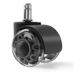 Roulettes Wheels 3.0 Noir, roulettes de fauteuil durables