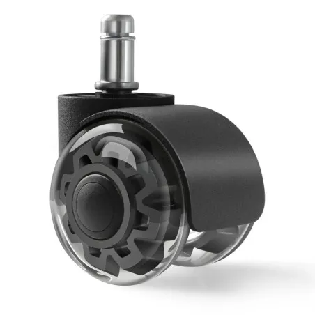Roulettes Wheels 3.0 Noir, roulettes de fauteuil durables