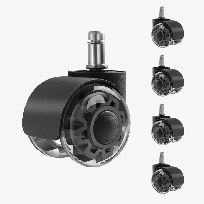Roulettes Wheels 3.0 Noir pour Fauteuil 8