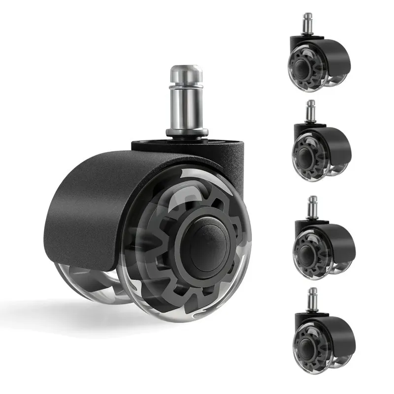 Roulettes Wheels 3.0 Noir pour Fauteuil 11