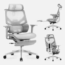 Chaise gaming ergonomique Expert 8.7 gris Mesh 16