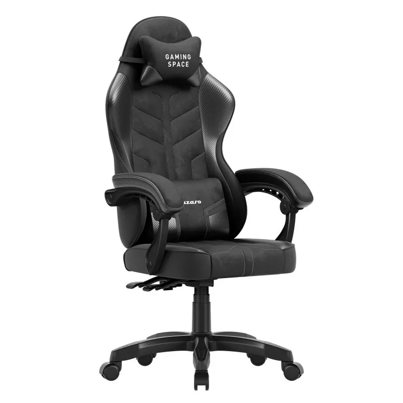 Chaise gaming Force 2.7 en velours noir, idéale pour vos sessions de jeu