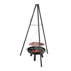 Roast 35 Barbecue de Jardin 2-en-1 avec Foyer