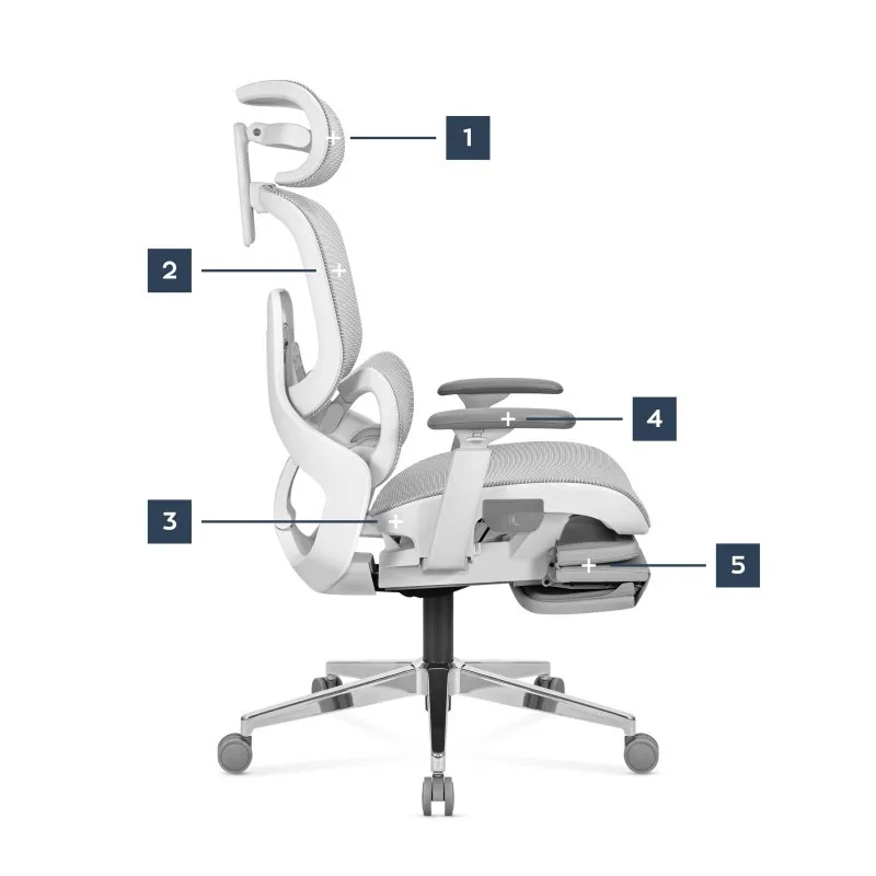 Mark Adler Expert 9.3 Gris Chaise Gaming Ergonomique 16