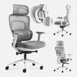 Visioner 6.1 Gris Fauteuil de bureau avec massage 11