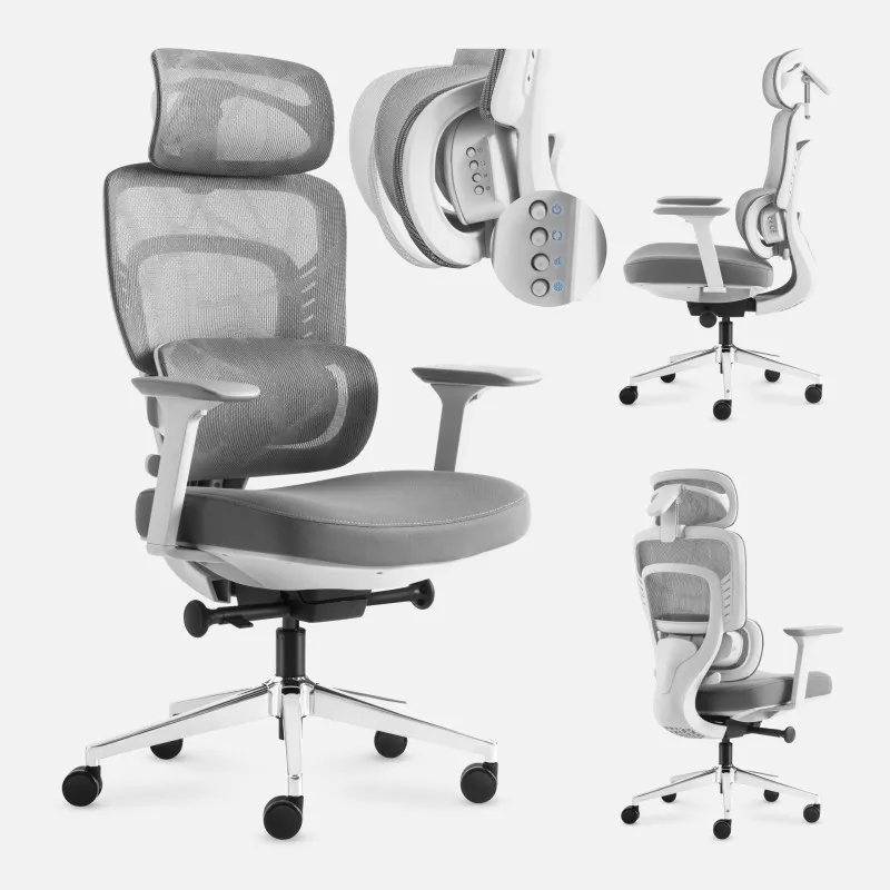 Visioner 6.1 Gris Fauteuil de bureau avec massage 11
