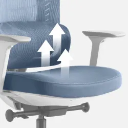 Visioner 6.1 Gris Fauteuil de bureau avec massage 12