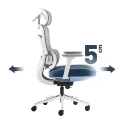 Visioner 6.1 Gris Fauteuil de bureau avec massage 16