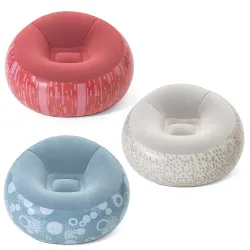 Bestway 75052 Fauteuil Pouf Gonflable Rouge