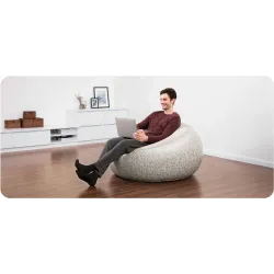 Fauteuil gonflable Bestway 75052, idéal pour se détendre dans le jardin ou sur la terrasse