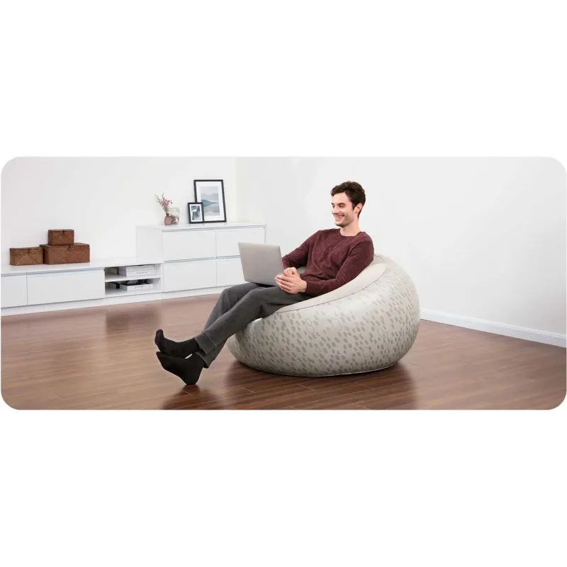 Fauteuil gonflable Bestway 75052, idéal pour se détendre dans le jardin ou sur la terrasse