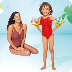 Brassards colorés pour enfants, parfaits pour s'amuser en toute sécurité dans l'eau